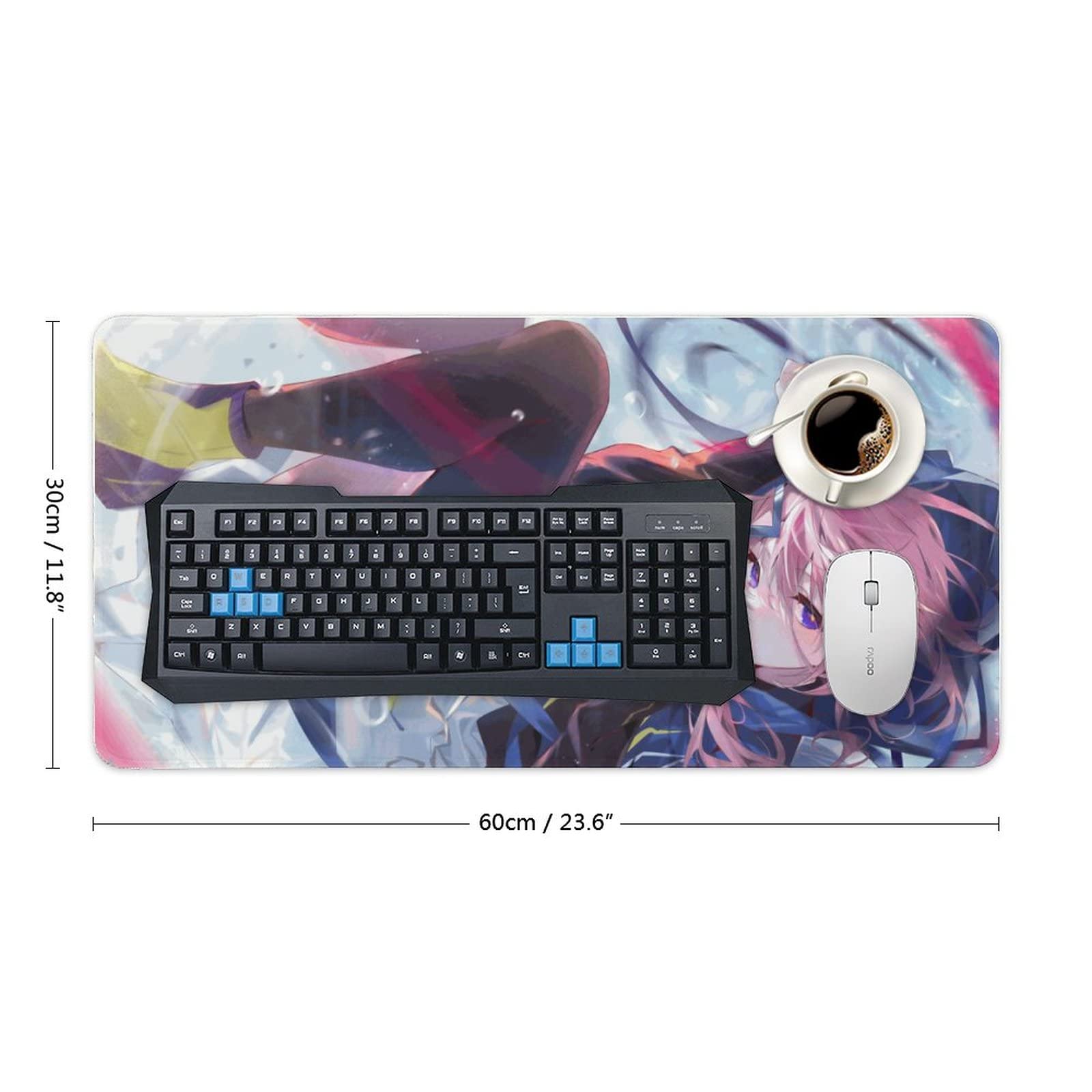 Amazon.co.jp: デスクマット パッド VTuber 花譜ちゃん 【ゴム